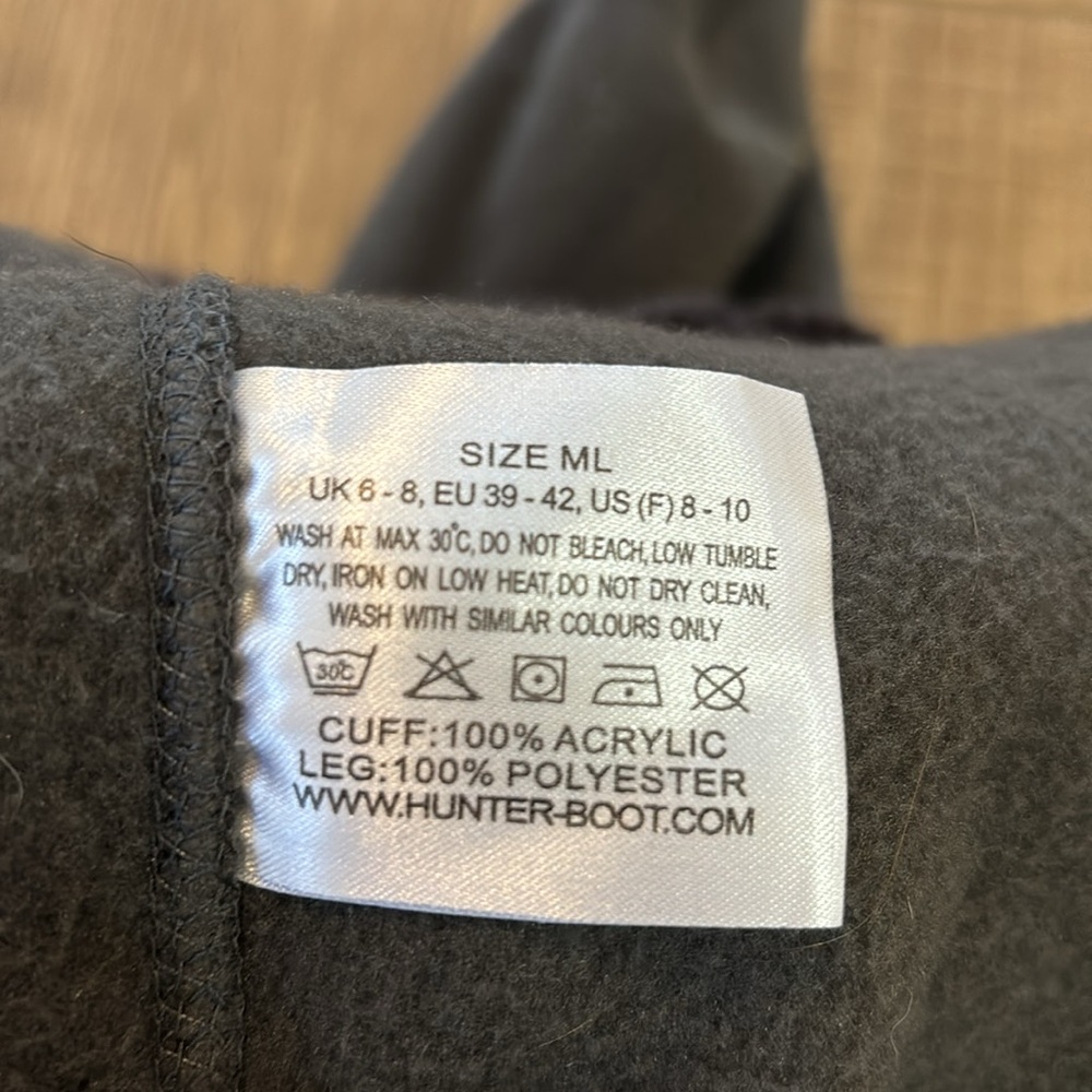 Hunter Boot Inserts. Charcoal Gray. Size M/L - image 4